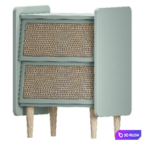 Taga bedside table 3D Model Corona