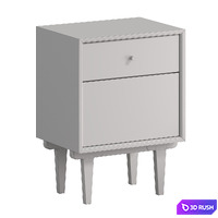 Dalqui vintage style bedside table by LaRedoute 3D Model Vray, Corona