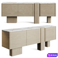 Carpanese Home Erice Chest Of Drawers 3D Model Vray, Corona