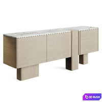 Carpanese Home Erice Chest Of Drawers 3D Model Vray, Corona