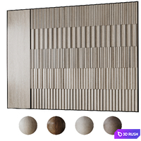 Decorative 3D panel 012 3D Model Corona