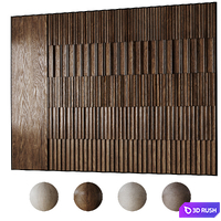 Decorative 3D panel 012 3D Model Corona