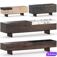 Series of bollards by Minotti, Superblocks collection