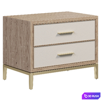 Malone Nightstand by arhaus 3D Model Corona