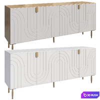 Harvard TV stand 3D Model Corona