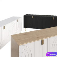 Harvard TV stand 3D Model Corona