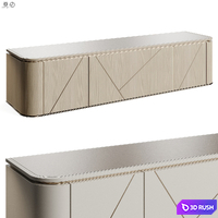 Fendi Casa ANTIUS 2024 TV Stand Sideboard 3D Model Vray, Corona