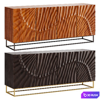 Invicta Scorpion Sideboard 3D Model Vray, Corona