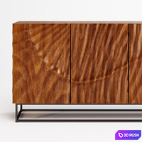 Invicta Scorpion Sideboard 3D Model Vray, Corona