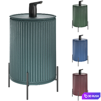 Interior Aqua Dispenser Trunk | Decorative Case for Bottle of Water with pump 3D Model Vray, Corona