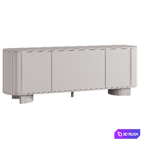 Lulu and Georgia Gilda Sideboard 3D Model Vray, Corona
