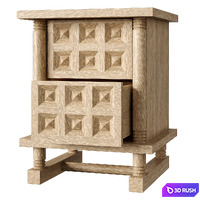 Crate and Barrel Honore by Athena Calderone 3D Model Vray, Corona