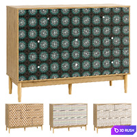 Drawer TYRONE 3D Model Vray, Corona