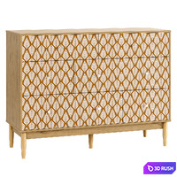 Drawer TYRONE 3D Model Vray, Corona