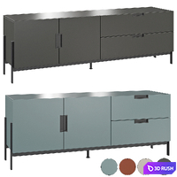 TV stand Liges 3D Model Vray, Corona