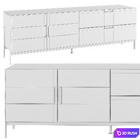 TV stand Liges 3D Model Vray, Corona