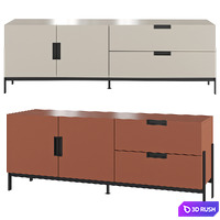 TV stand Liges 3D Model Vray, Corona