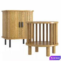Stand Set 3D Model Vray, Corona