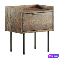 Bedside table Volga 3D Model Corona