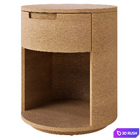 Restoration Hardware Corta open nightstands 3D Model Vray, Corona