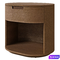 Restoration Hardware Corta open nightstands 3D Model Vray, Corona