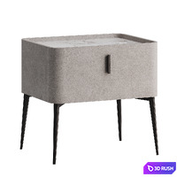 Bedside table Koliyn Luxury with drawer 3D Model Vray, Corona