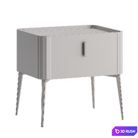 Bedside table Koliyn Luxury with drawer 3D Model Vray, Corona