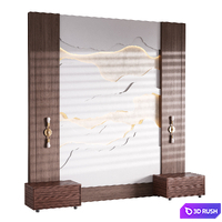 Decorative Wall panel 68 3D Model Corona