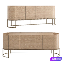 Dantone Home, TV stand Train 3D Model Corona