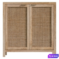 Safura 34 Sideboard 3D Model Vray, Corona