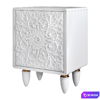 Bedside table Rooso 02F 3D Model Corona