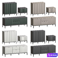 Cabinet Travis-1 Divan.ru set1 3D Model Vray, Corona