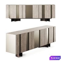 Cattelan Italia Amsterdam Keramik Sideboard 3D Model Vray, Corona