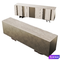 Cattelan Italia Amsterdam Keramik Sideboard 3D Model Vray, Corona