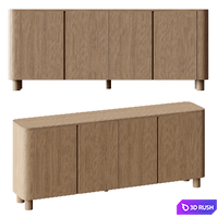 Salaya TV stand 3D Model Corona