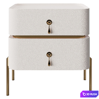 Nightstand 3D Model Corona