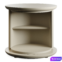 Gallotti Radice Hide Seek Mini Bedside Table 3D Model Vray, Corona