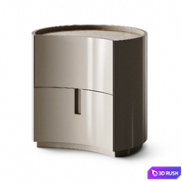 Meridiani Johnny Bedside Table 3D Model Vray, Corona