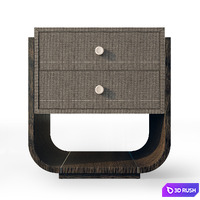 Chest of drawers bedside table Modern Mood Hooker 3D Model Vray, Corona