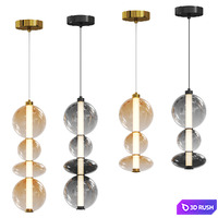 Maytoni - Futuro 36W 24W Pendant 3D Model Vray, Corona