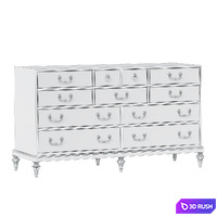 Chest of drawers Hickory White 425-31 3D Model Corona