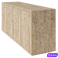 Restoration Hardware Julien sideboard 3D Model Vray, Corona