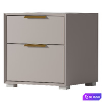 Bedside Table 3D Model Corona