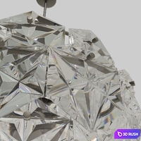Chandelier "Spark" 3D Model Corona
