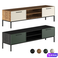 Chest of drawers with niche Nicole from Berber (La Redoute) 3D Model Corona