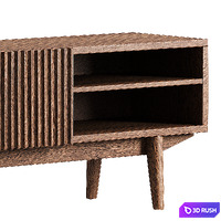 TV stand Kelly brown 3D Model Corona