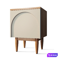 Chest of drawers sideboard bedside table Arka Etagerca 3D Model Vray, Corona