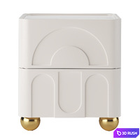 Bedside table 3D Model Vray