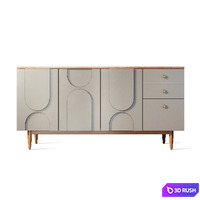 Chest of drawers sideboard bedside table Arka Etagerca Shelf 3D Model Vray, Corona