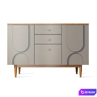 Chest of drawers buffet Arka Etagerca Shelf 3D Model Vray, Corona